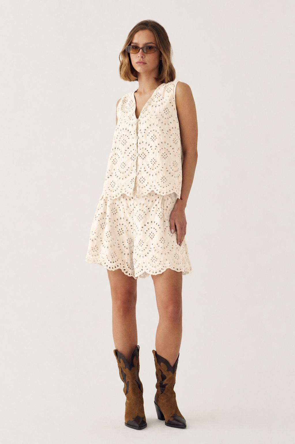 Noella - N-Maven Shorts 15760003 - 974 - Ivory Shorts 