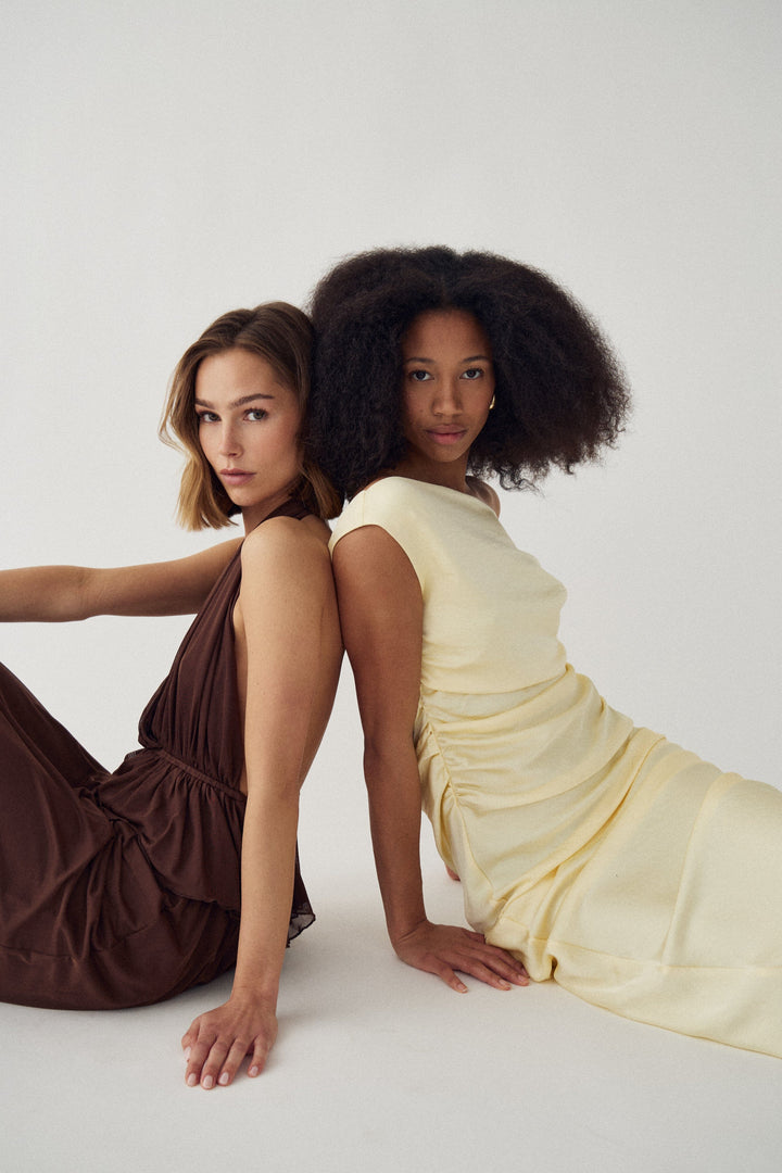 Noella - N-Mignonette Dress 16240003 - 038 - Pale Yellow Kjoler 