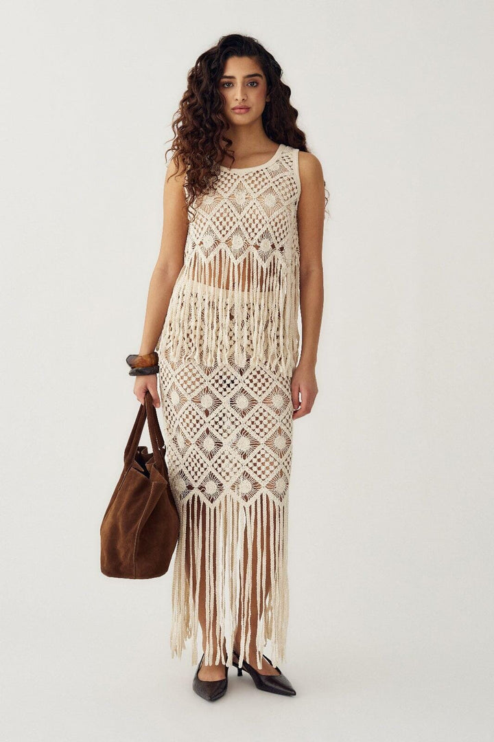 Noella - N-Munira Skirt 16480003 - 974 - Ivory Nederdele 