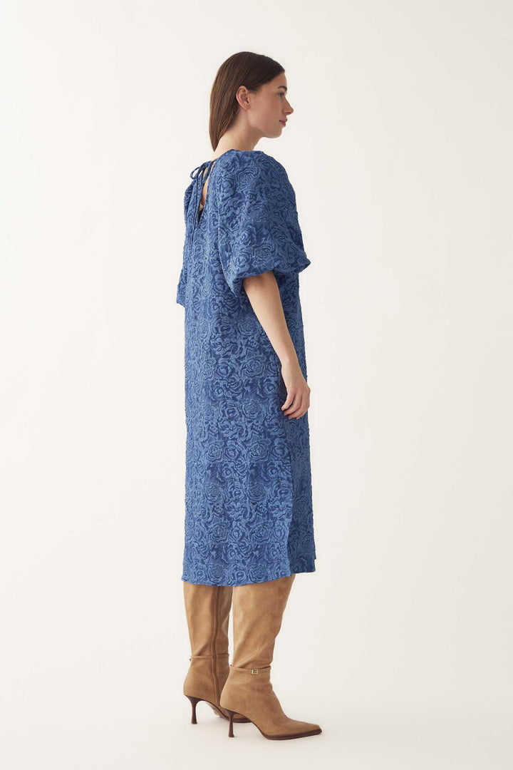 Noella - N-Pastis Long Dress 14840001 - 1004 - Dusty Blue Kjoler 