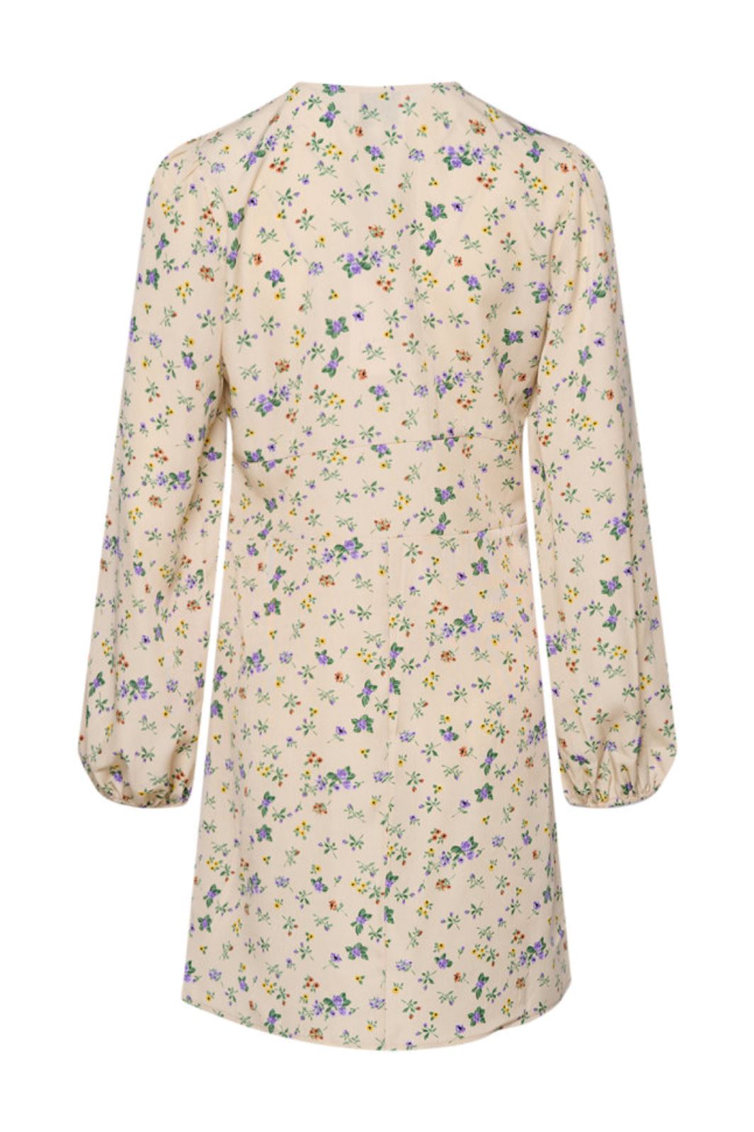 Noella - Paris Patty Short Dress - White Flower Kjoler 