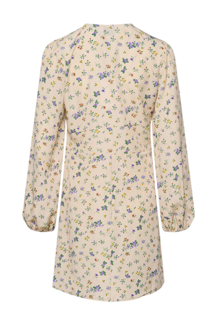 Noella - Paris Patty Short Dress - White Flower Kjoler 
