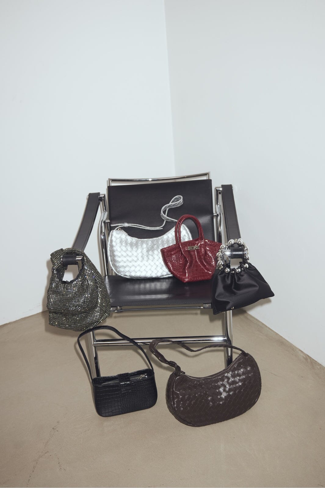 Noella - Sissy Sequin Bag 30015 - 218 - Grey