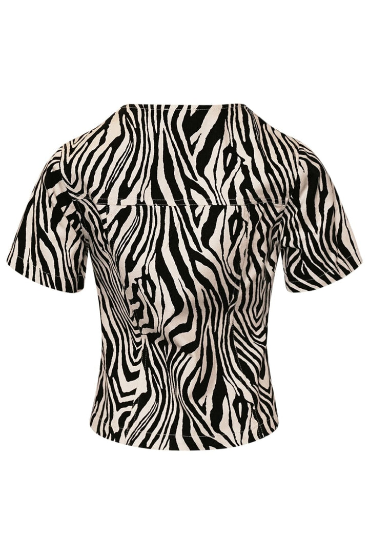 Noella - Stormina Blouse 10670051 - 1328 - Taleah Zebra Print