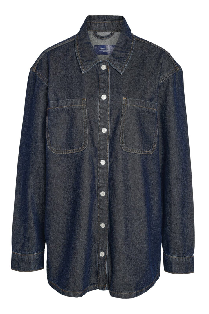 Noisy May - Nmalva L/S Denim Shacket Az386Db - 4532250 Dark Blue Denim