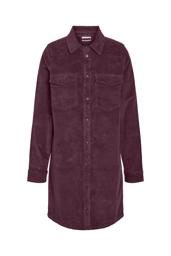 Noisy May - Nmcord New Signe L/S Dress - 5027694 Fig