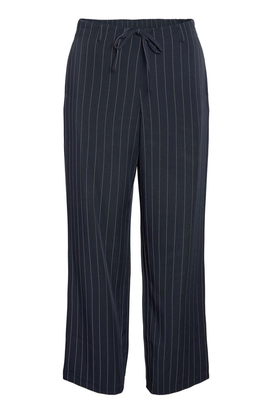 Noisy May - Nmella Nw Pinstripe Pants Fwd - 4896946 Navy Blazer White Bukser 
