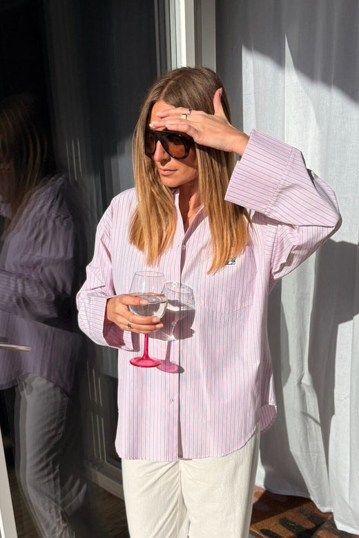 Noisy May - Nmfrida L/S Button Shirt S* - 4791256 Bonbon White Skjorter 