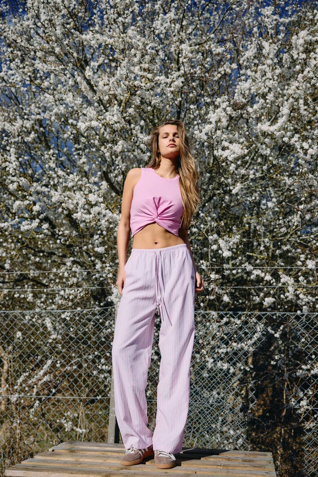 Noisy May - Nmfrida Pants Box - 4791267 Bonbon White