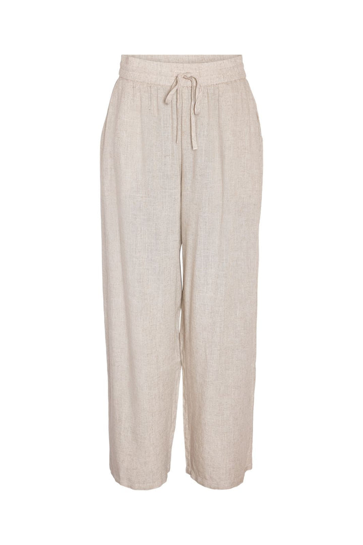Noisy May - Nmleilani Nw Loose Pants - 4260411 Natural