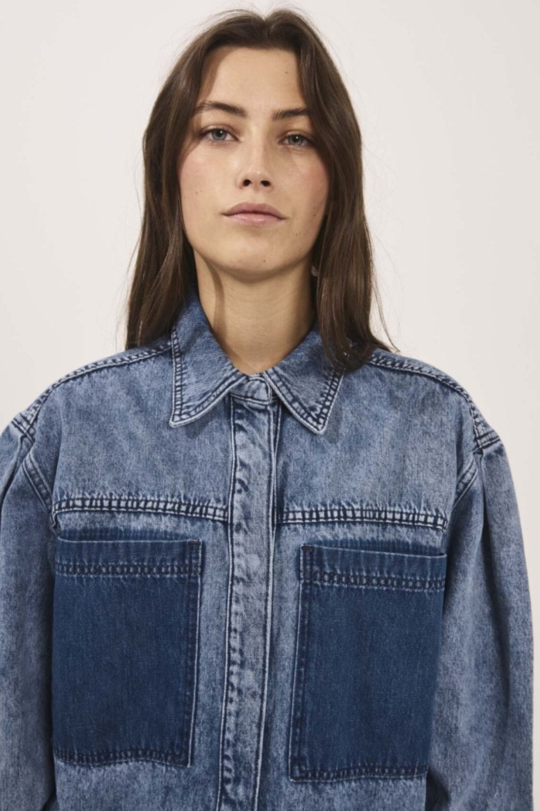 NORR - Daytona Denim Shirt - Light blue wash 