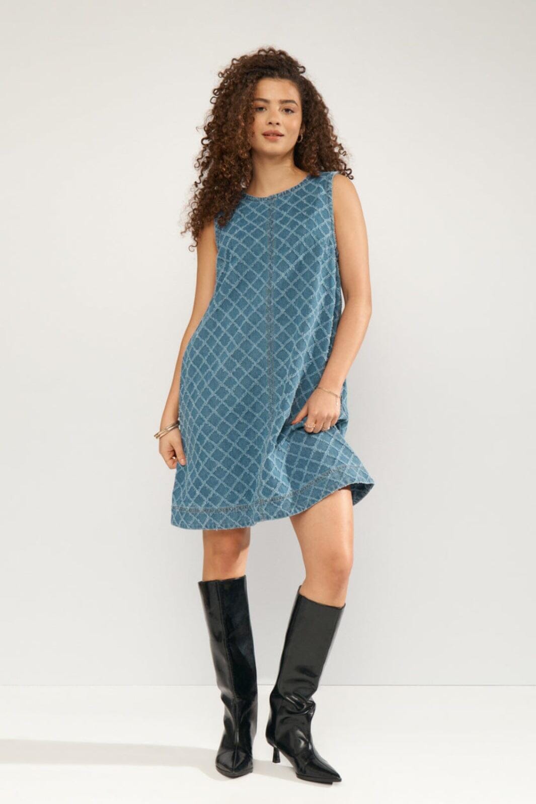 Nümph - Nuemilia Dress 706860 - Medium Blue Denim Kjoler 