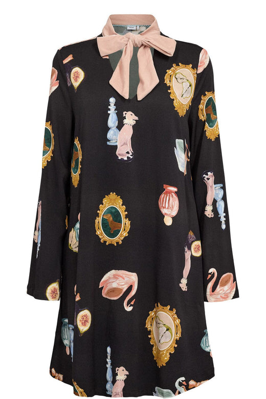 Nümph - Nuofelia Short Dress 707438 - Caviar Kjoler 