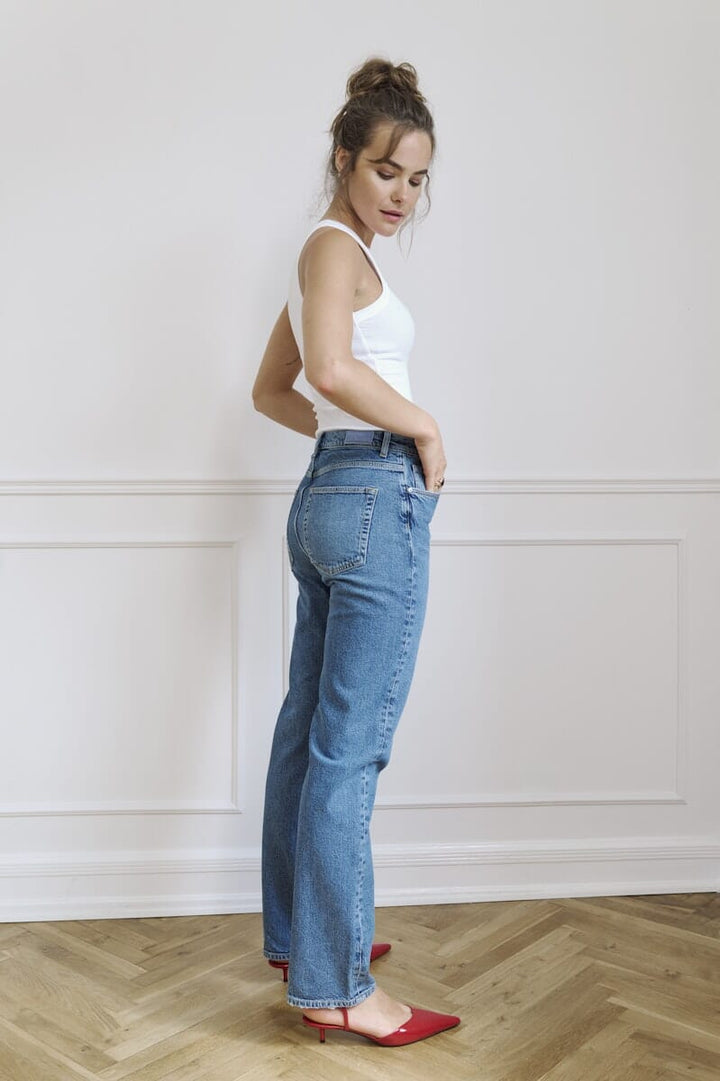 Nümph - Nuoslo Hr Straight Jeans - S3013 706672 - Medium Blue Denim Jeans 