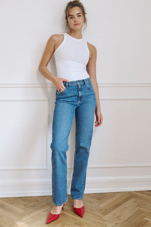 Nümph - Nuoslo Hr Straight Jeans - S3013 706672 - Medium Blue Denim Jeans 