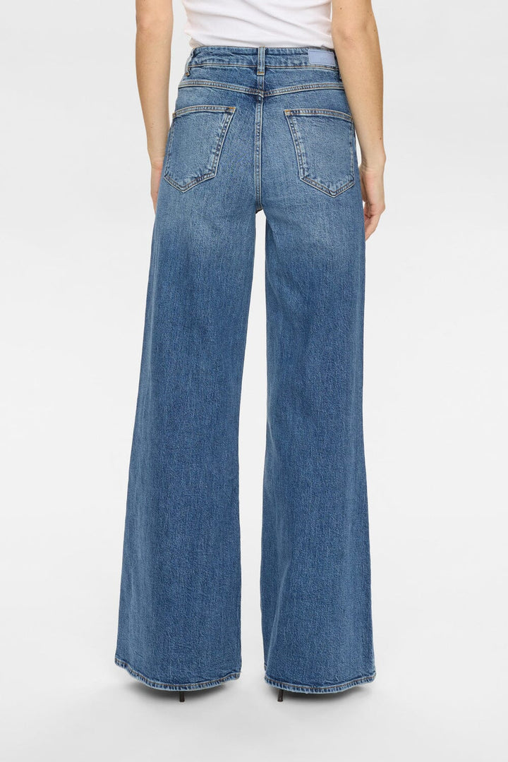 Nümph - Nupisa Hr Wide Jeans - S3013 706673 - Medium Blue Denim Jeans 