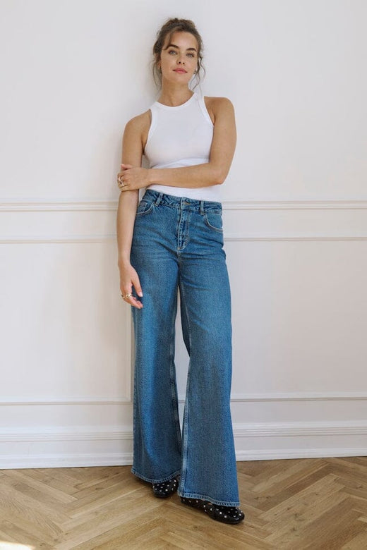 Nümph - Nupisa Hr Wide Jeans - S3013 706673 - Medium Blue Denim Jeans 