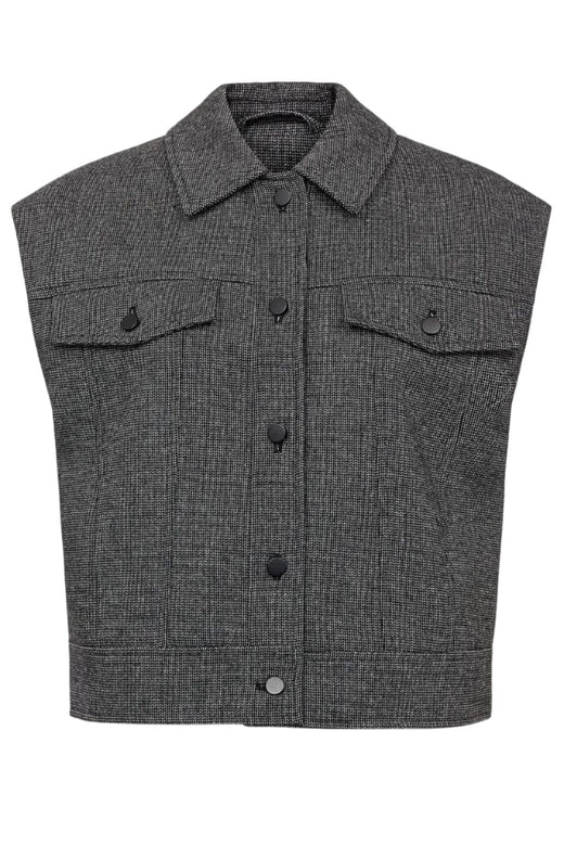 Nümph - Nuroki Vest 707477 - Dark Grey Melange Veste 