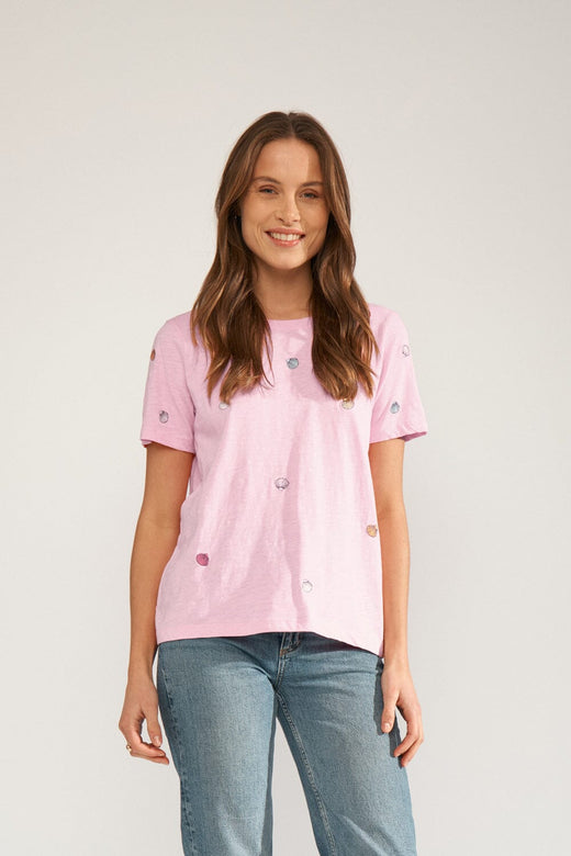 Nümph - Nushellpa T-shirt - Gots 706818 - Prism Pink T-shirts 