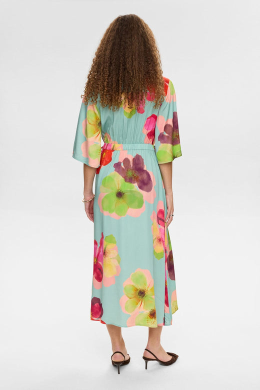 Nümph - Nutassy Long Dress 707193 - Harbor Gray Kjoler 