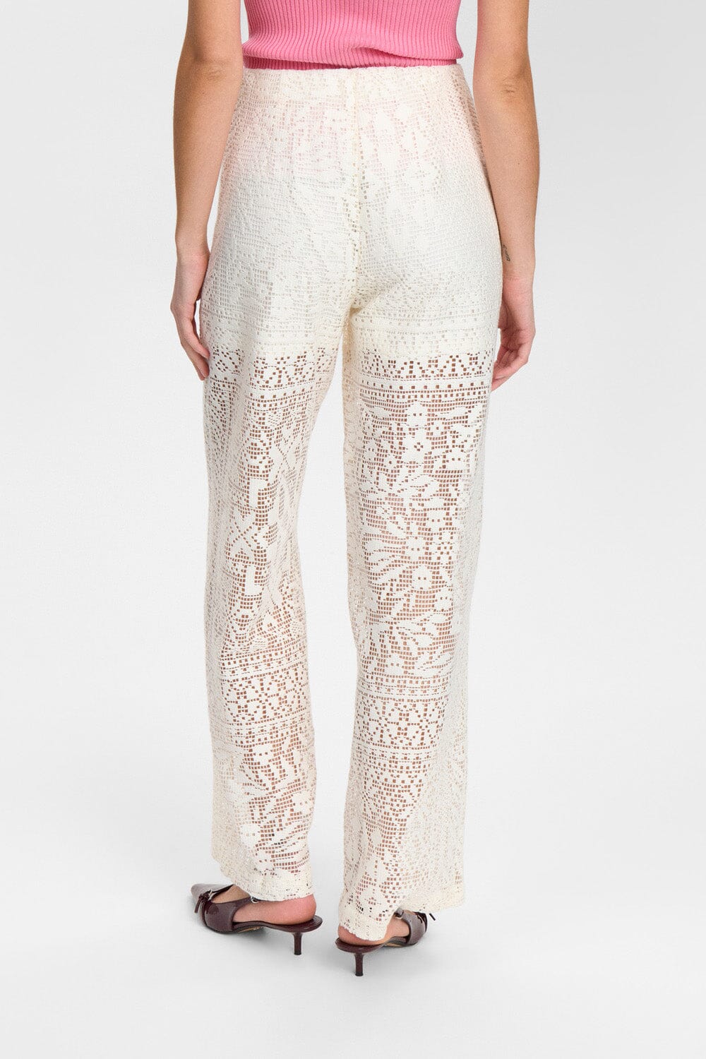 Nümph - Nuwicki Pants 705530 - Cloud Dancer Bukser 