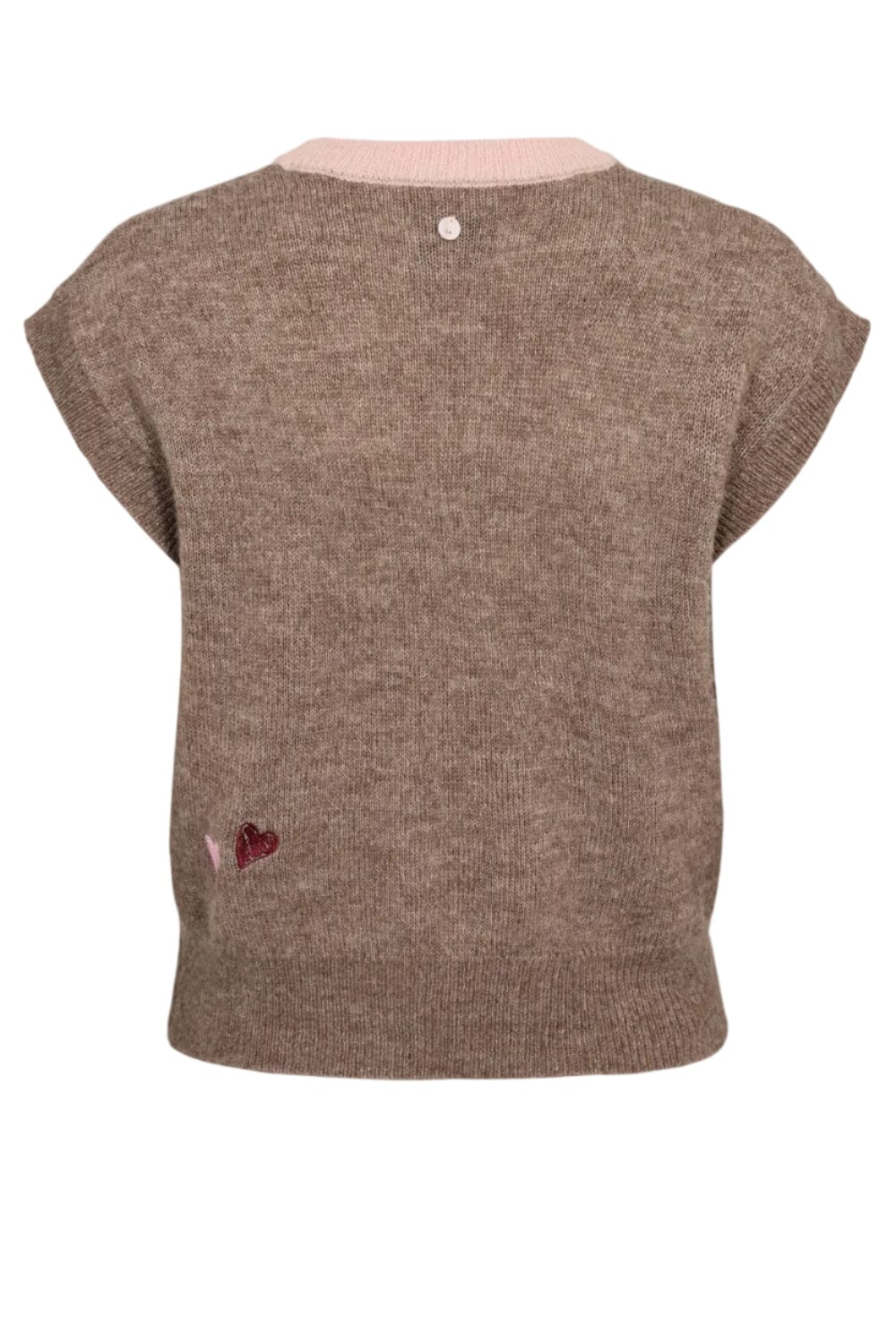Nümph - Nuyppa Embroidery Vest 707510 - Taupe Gray Melange Veste 