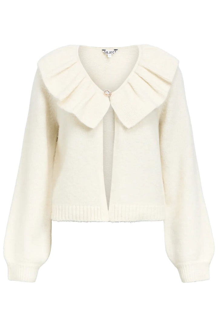 Object - Objdenisi L/S Lo Knit Cardigan - 4917128 Birch Cardigans 