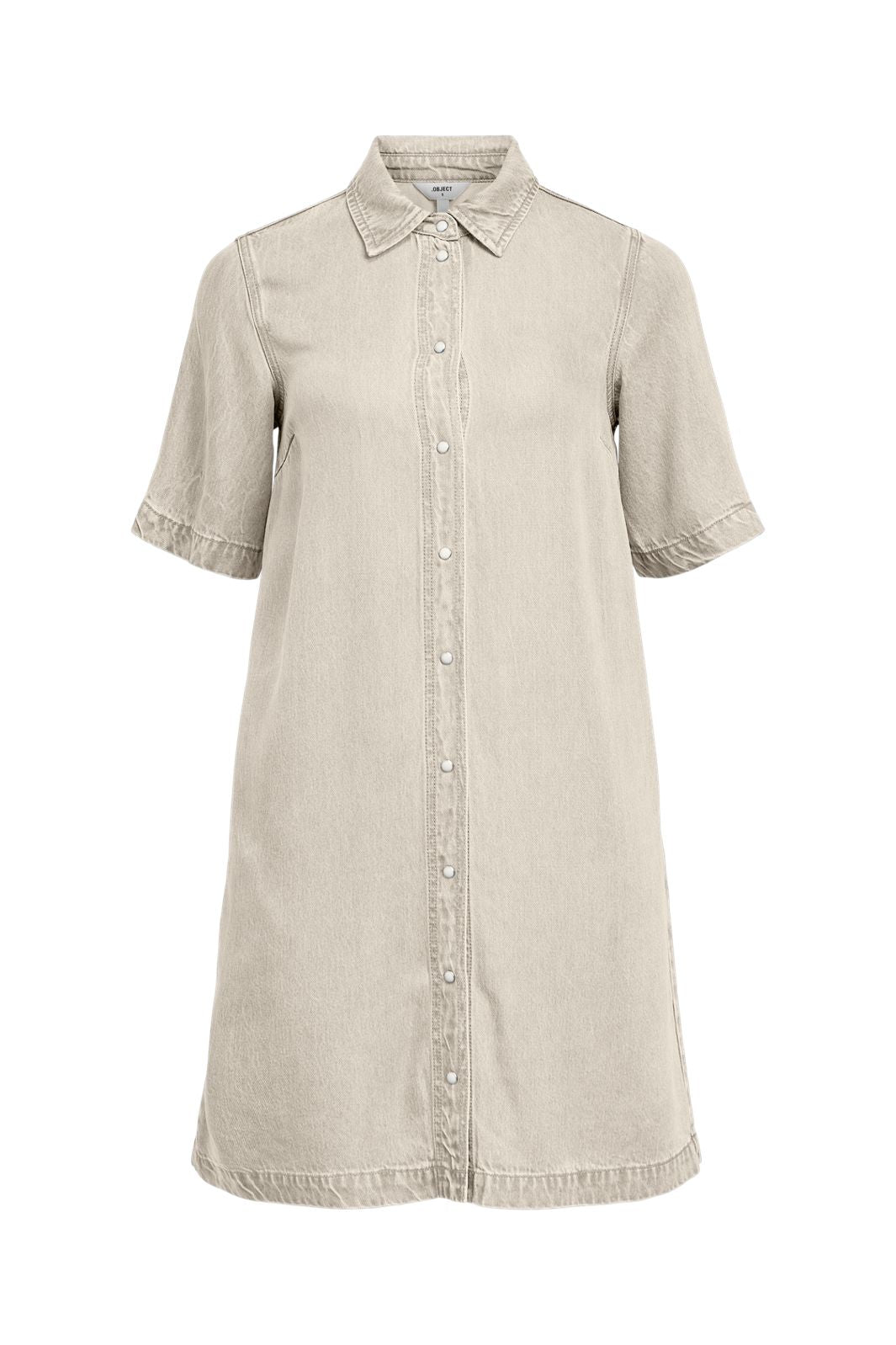 Object - Objframe 2/4 Re Denim Dress - 4991766 Birch