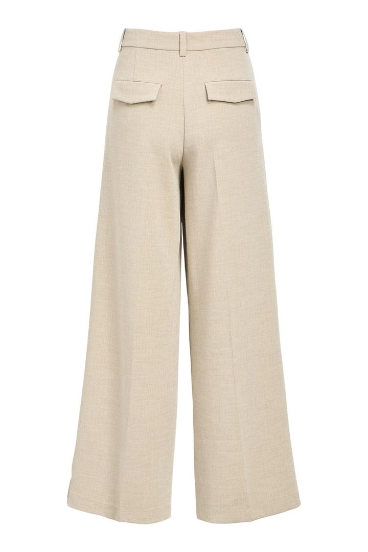 Object - Objivy Wide Pant - 4789059 Tannin Melange