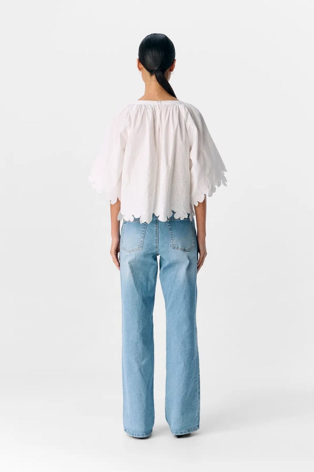 Object - Objkamma S/S Lo Top Ss Fair 25 - 4881815 Cloud Dancer
