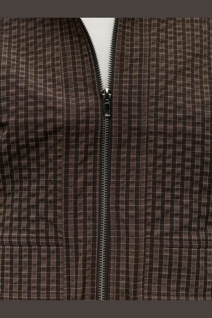 Object - Objlevi L/S Track Jacket - 5125454 Seal Brown Brown/White