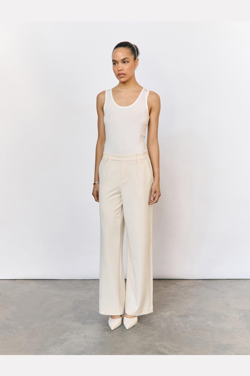 Object - Objlisa Wide Pant - 3862276 Sandshell