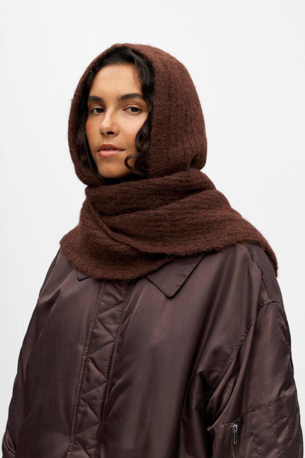 Object - Objmilu Scarf Knit Balaclava - 4915497 Java Huer 
