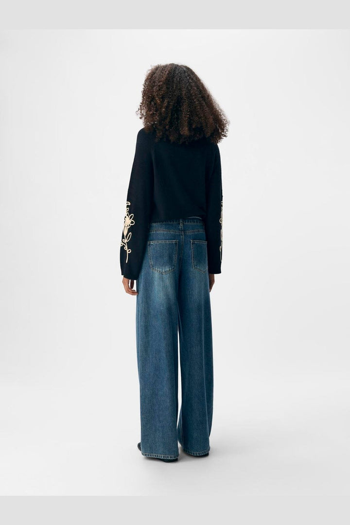 Object - Objrosie Wide Jeans - 4797865 Medium Blue Denim