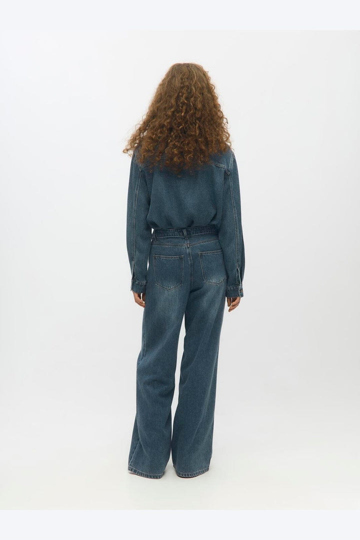 Object - Objrosie Wide Jeans - 4797865 Medium Blue Denim