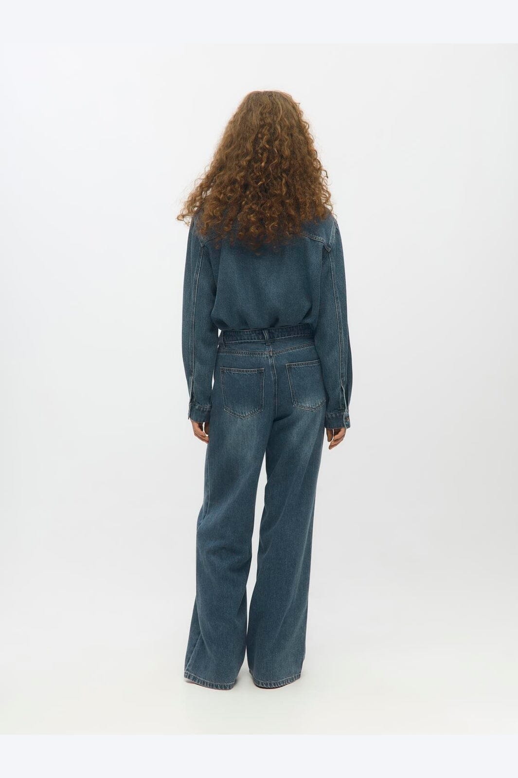 Object - Objrosie Wide Jeans - 4797865 Medium Blue Denim