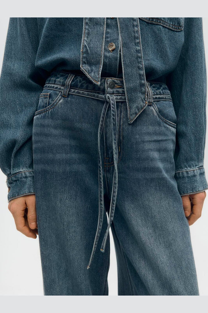 Object - Objrosie Wide Jeans - 4797865 Medium Blue Denim