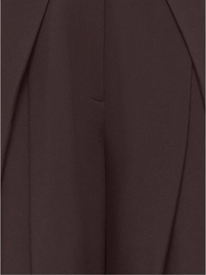 Only - Asmine Pleat Barrel Pant Tlr - 5200312 Coffee Bean Bukser 
