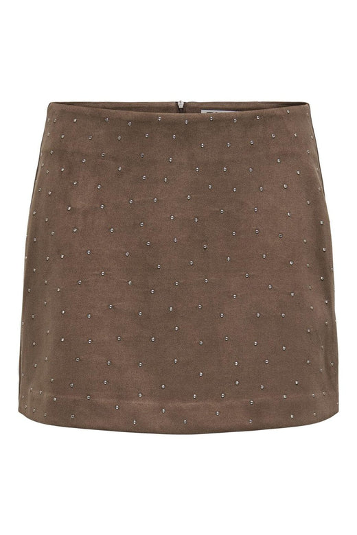 Only - Lva Life Short Stud Skirt - 4858557 Carafe