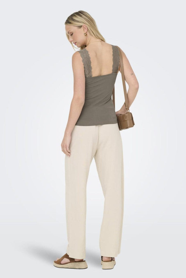 Only - Onl30 Free Life S/L Singlet Top - 4941141 Walnut