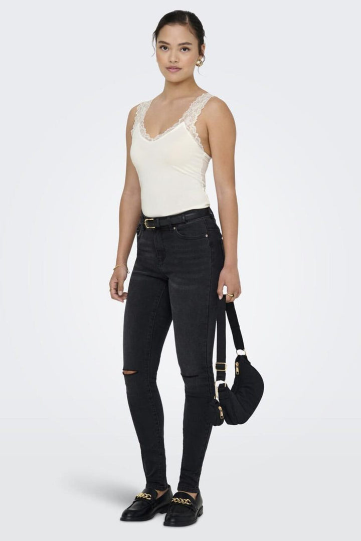 Only - Onl30 Free Life S/L Singlet Top - 4946311 Cloud Dancer