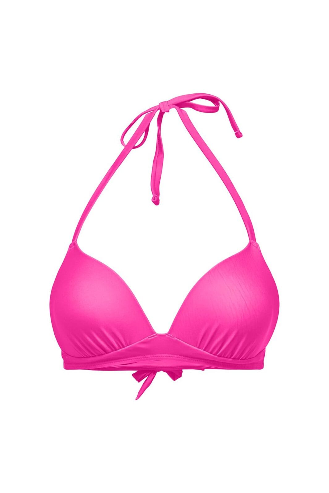 Only - Onlaimee Halter Bikini Top Swm Acc - 4474946 Knockout Pink