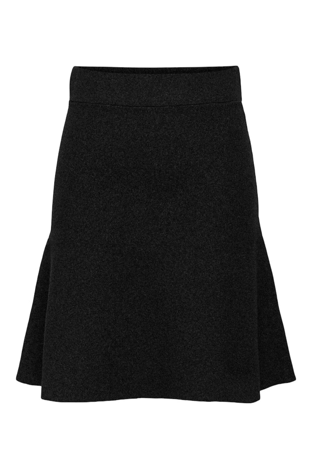 Only - Onlama Life Skater Skirt Cc Knt - 4852569 Black Nederdele 