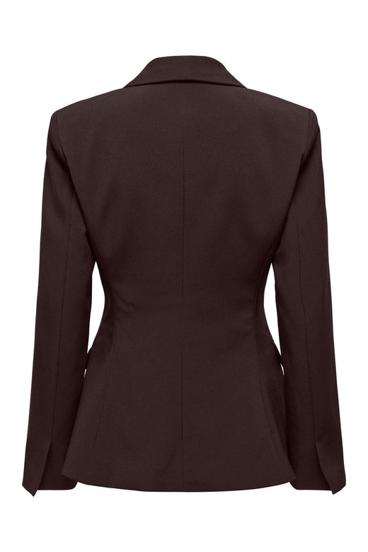 Only - Onlastrid L/S Sculpture Blazer Cc Tlr - 5100662 Chocolate Torte