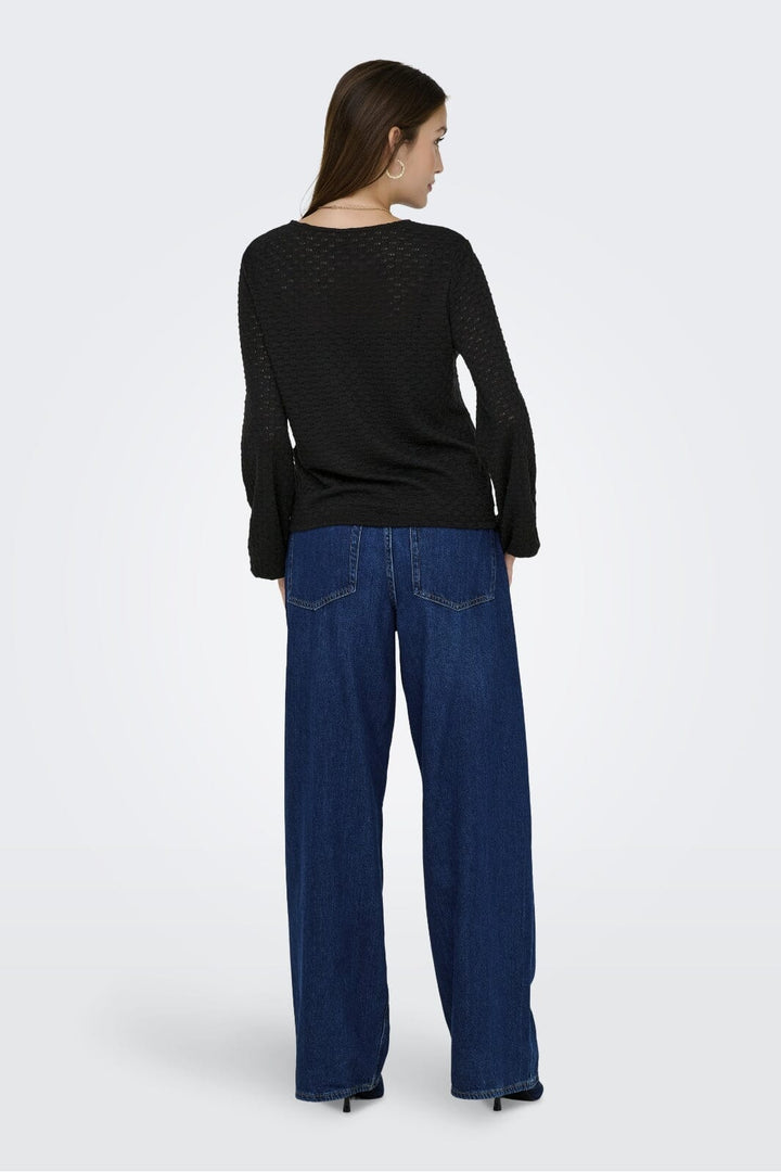 Only - Onlbelle Life L/S Top - 4891982 Black
