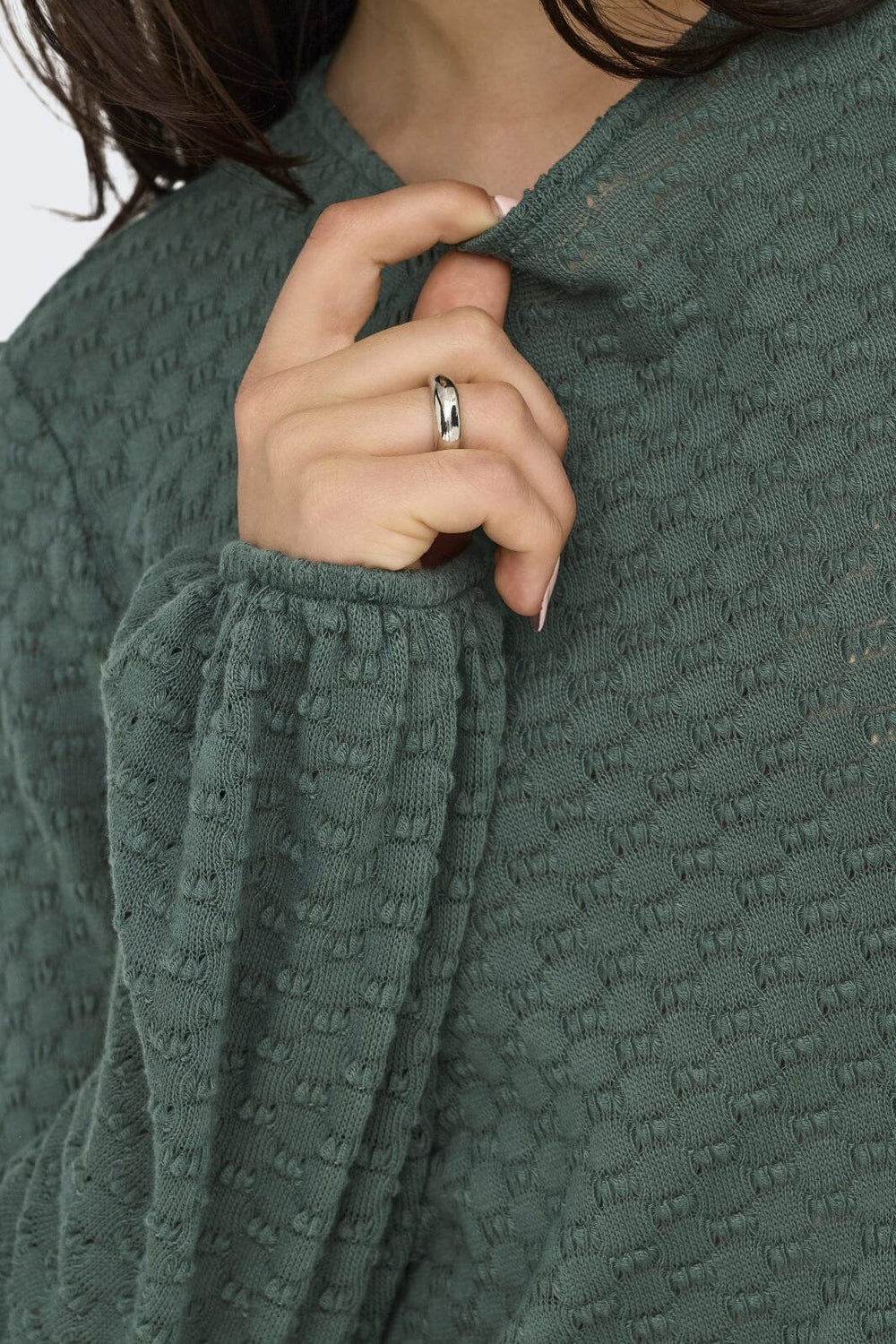 Only - Onlbelle Life L/S Top - 4891983 Balsam Green