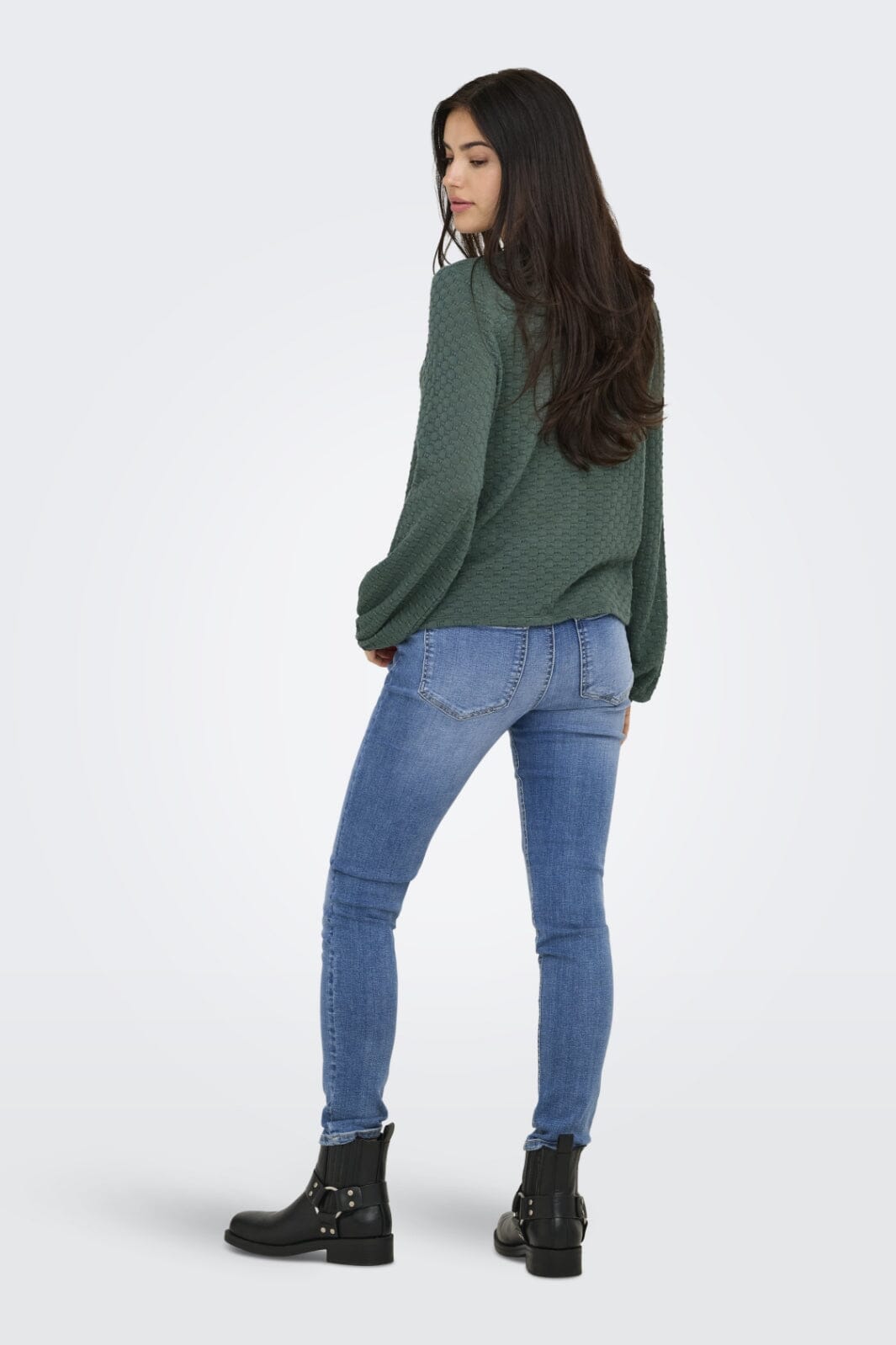 Only - Onlbelle Life L/S Top - 4891983 Balsam Green