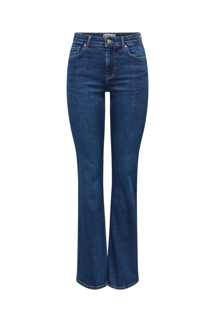 Only - Onlblush B-Poc Flared Pim134 - 5000266 Dark Blue Denim