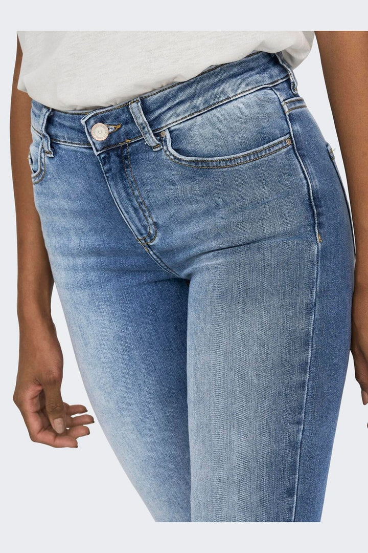 Only - Onlblush Mid Flared - 3776305 Light Blue Denim