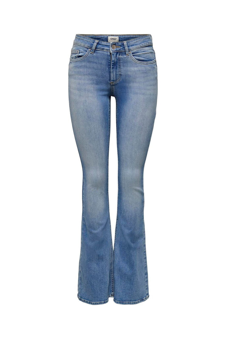 Only - Onlblush Mid Flared - 3776305 Light Blue Denim